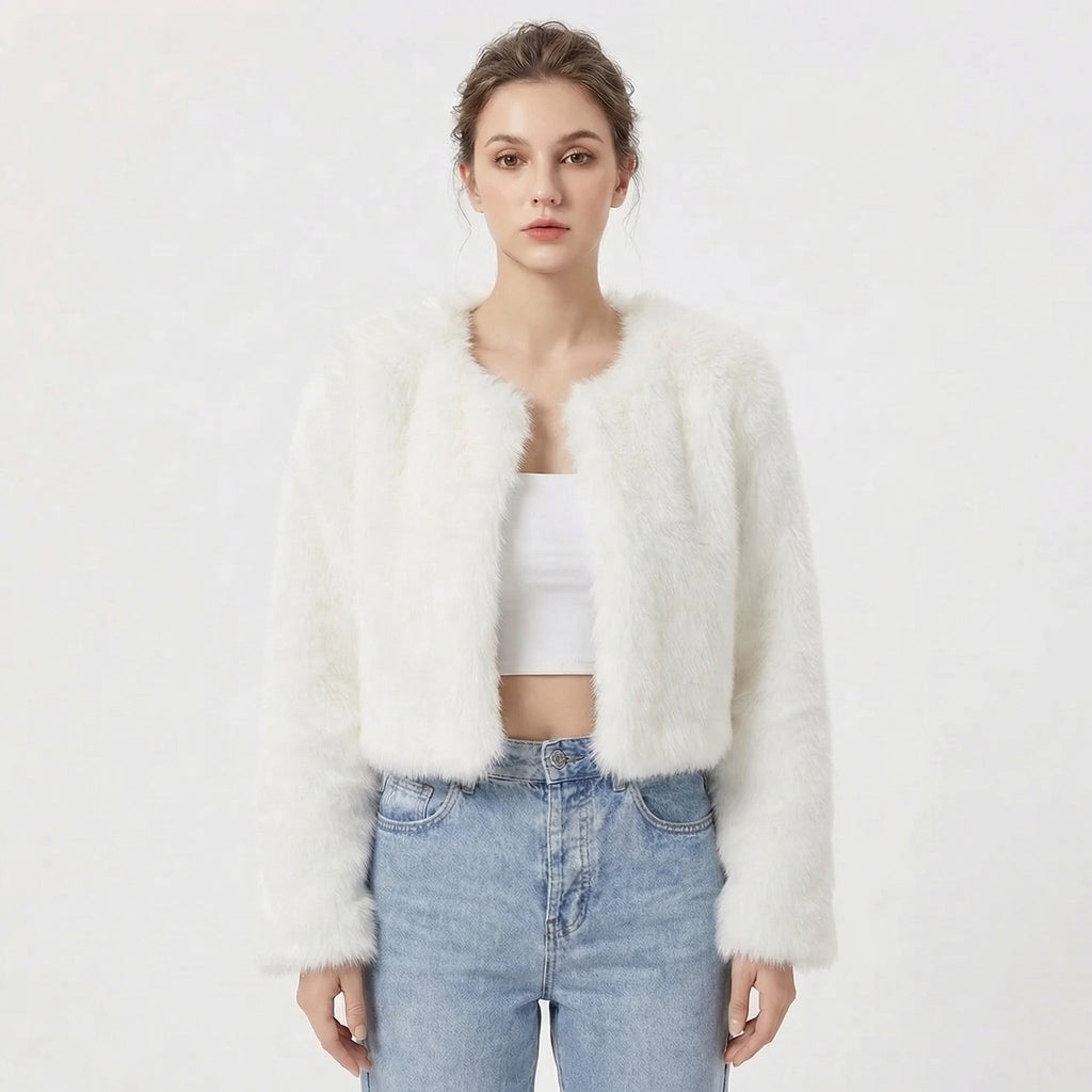 Isabella | Women's Cropped Jacket | Open Front · PNY