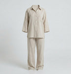 Isabella | Women's Oversized Two-Piece Set | Linen · PNY