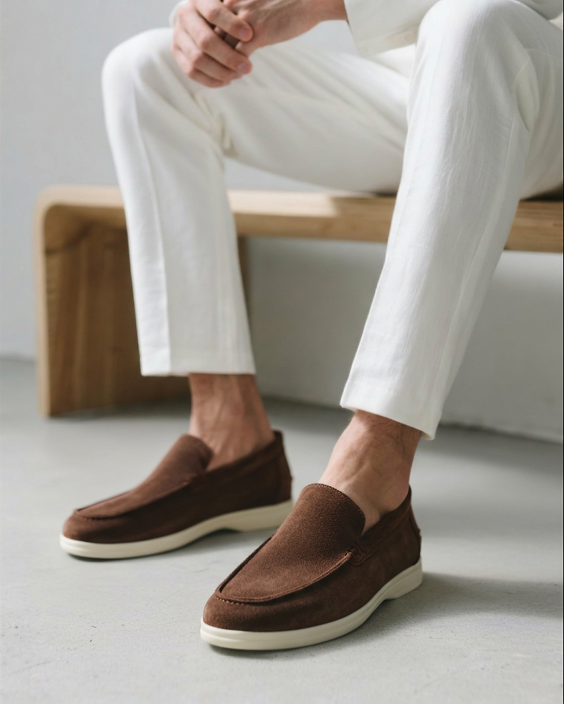 James | Men's Slip-On Loafers | Moc Toe Dress Shoes · PNY