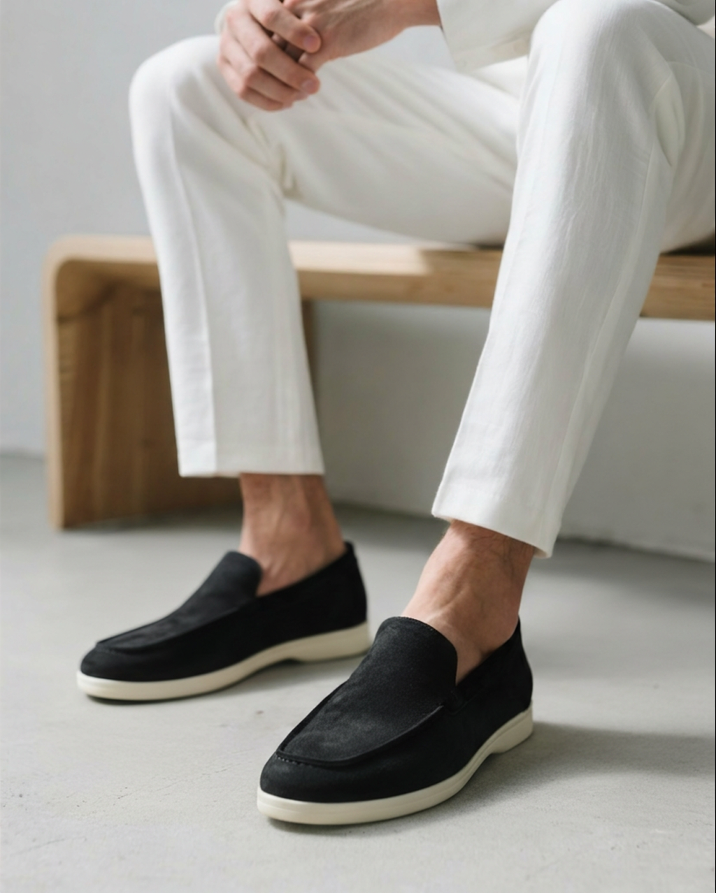 James | Men's Slip-On Loafers | Moc Toe Dress Shoes · PNY