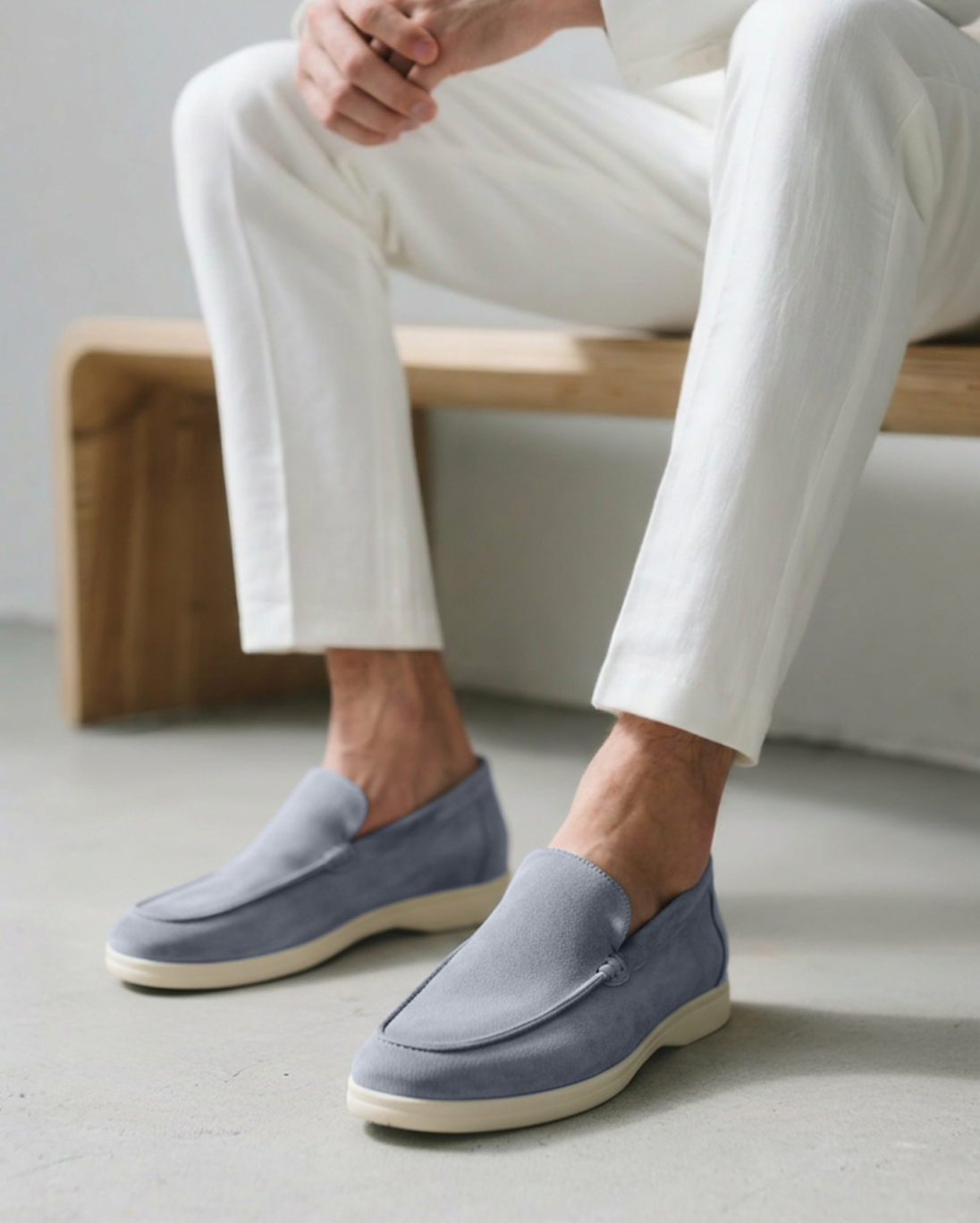 James | Men's Slip-On Loafers | Moc Toe Dress Shoes · PNY