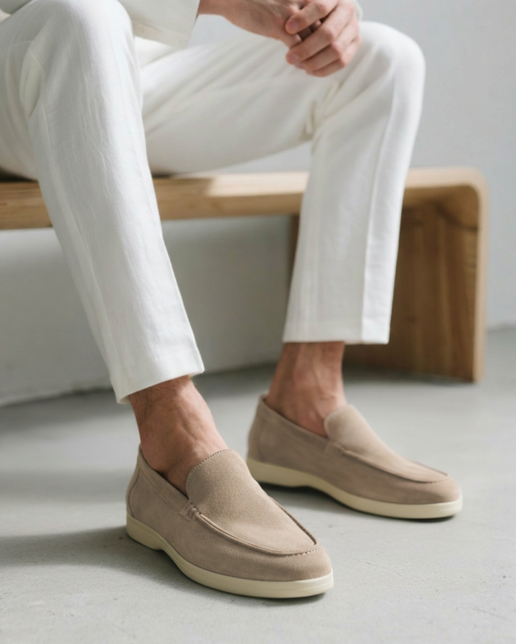 James | Men's Slip-On Loafers | Moc Toe Dress Shoes · PNY