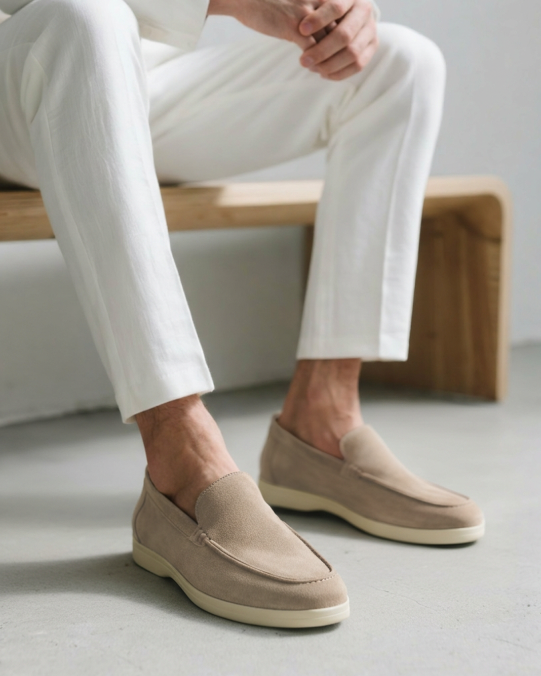 James | Men's Slip-On Loafers | Moc Toe Dress Shoes · PNY
