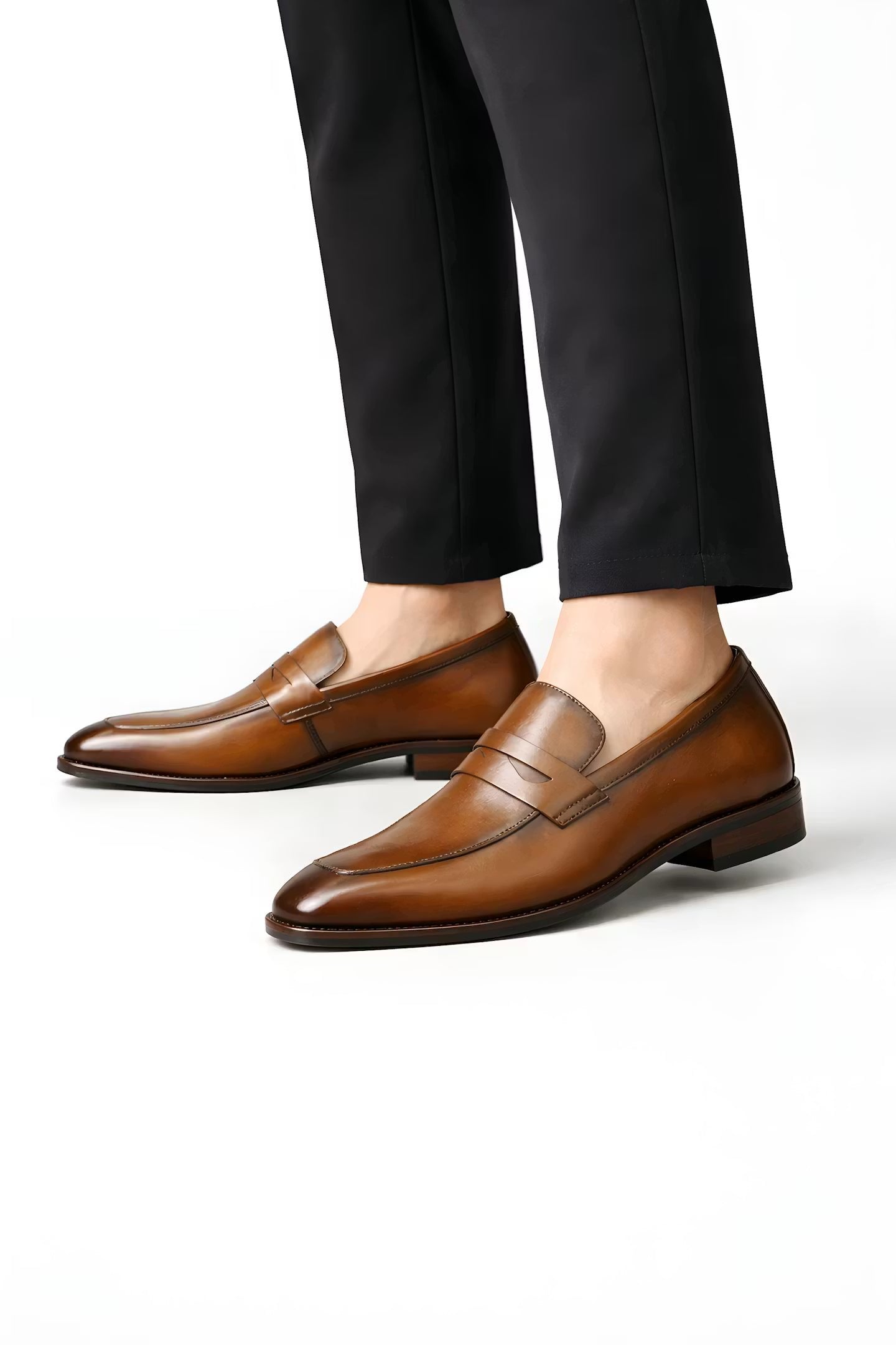 John | Men's Slip-On Dress Shoes | Low Profile Formal Wear · PNY