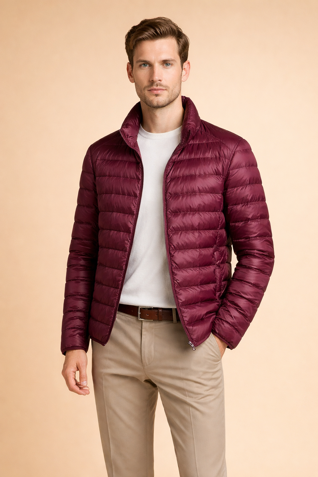 Lucas | Men's Quilted Jacket | Lightweight Puffer · PNY