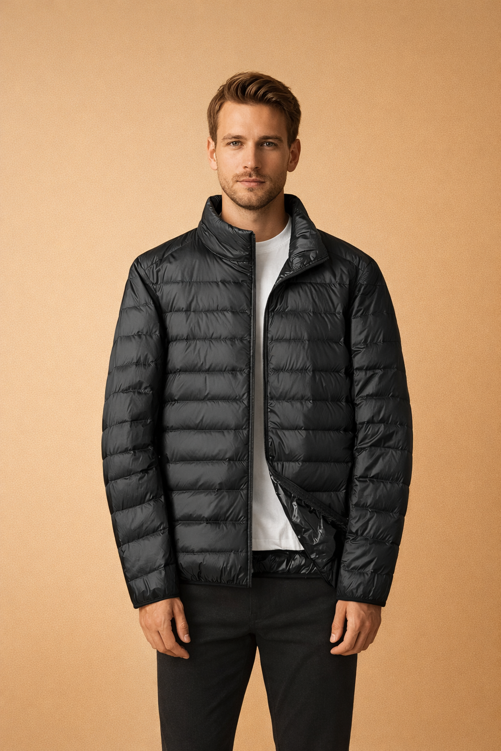 Lucas | Men's Quilted Jacket | Lightweight Puffer · PNY