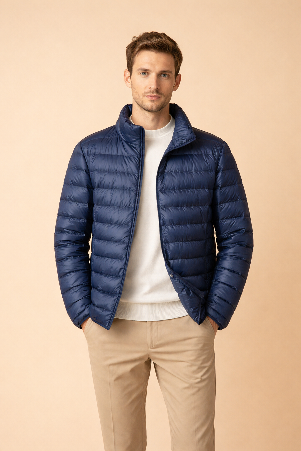 Lucas | Men's Quilted Jacket | Lightweight Puffer · PNY