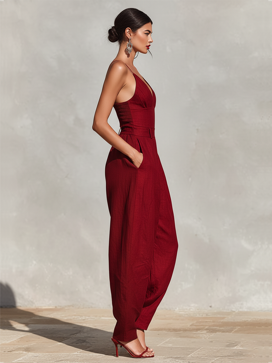 Madeline | Women's Wide-Leg Jumpsuit | Spaghetti Strap · PNY