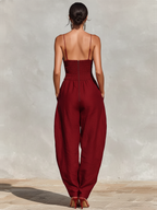 Madeline | Women's Wide-Leg Jumpsuit | Spaghetti Strap · PNY