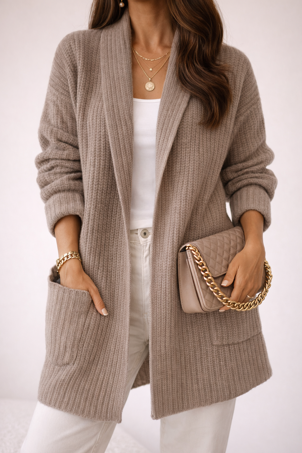Madison | Women's Oversized Cardigan | Ribbed Knit · PNY