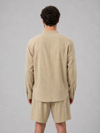Marcus | Men's Band-Collar Shirt Set | Chest Pocket · PNY