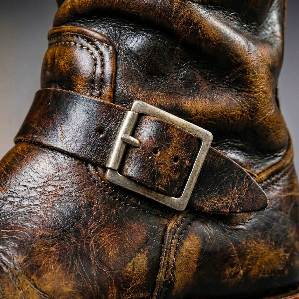 Marcus | Men's Buckle Boots | Genuine Leather · PNY