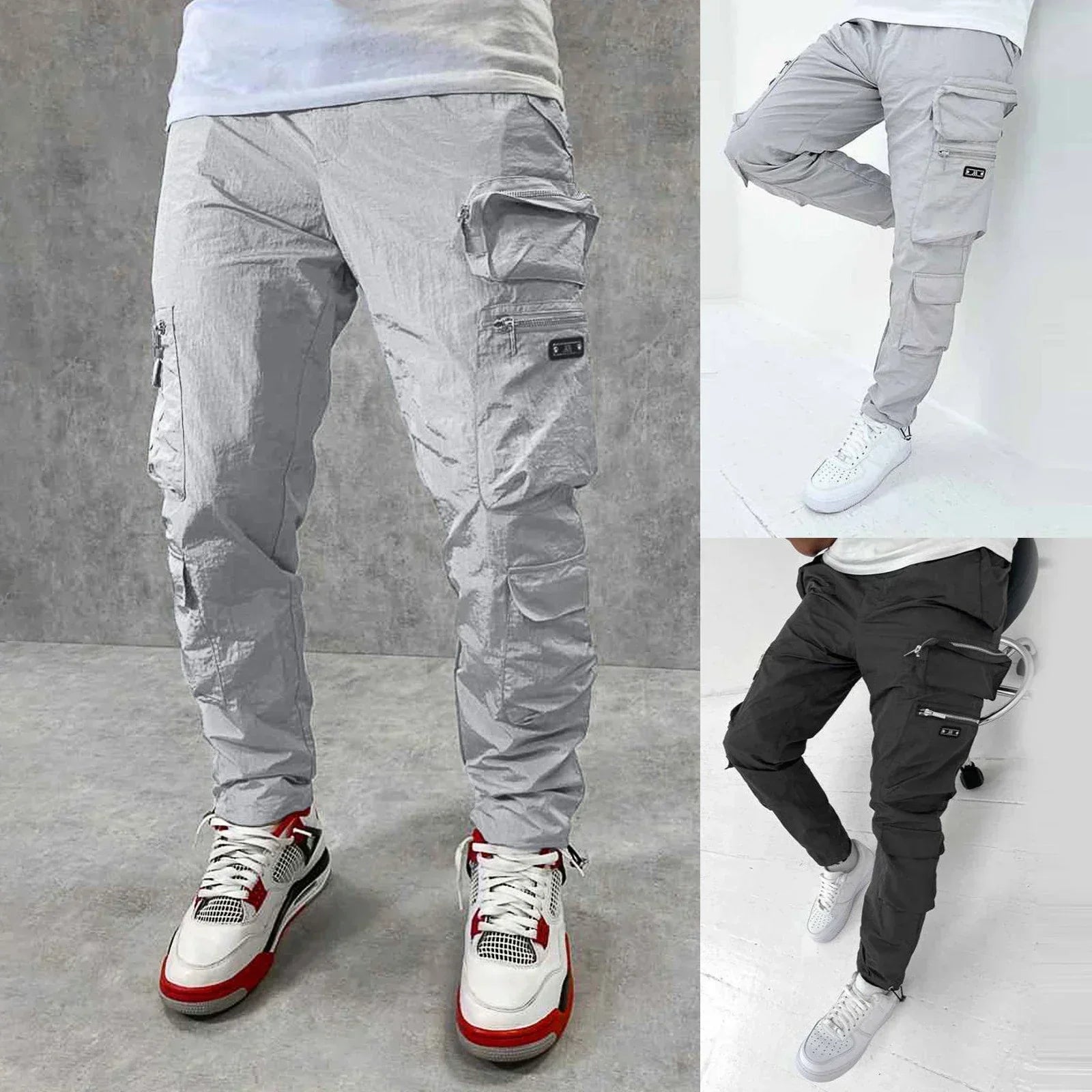 Marcus | Men's Cargo Pants | Zip Pockets · PNY