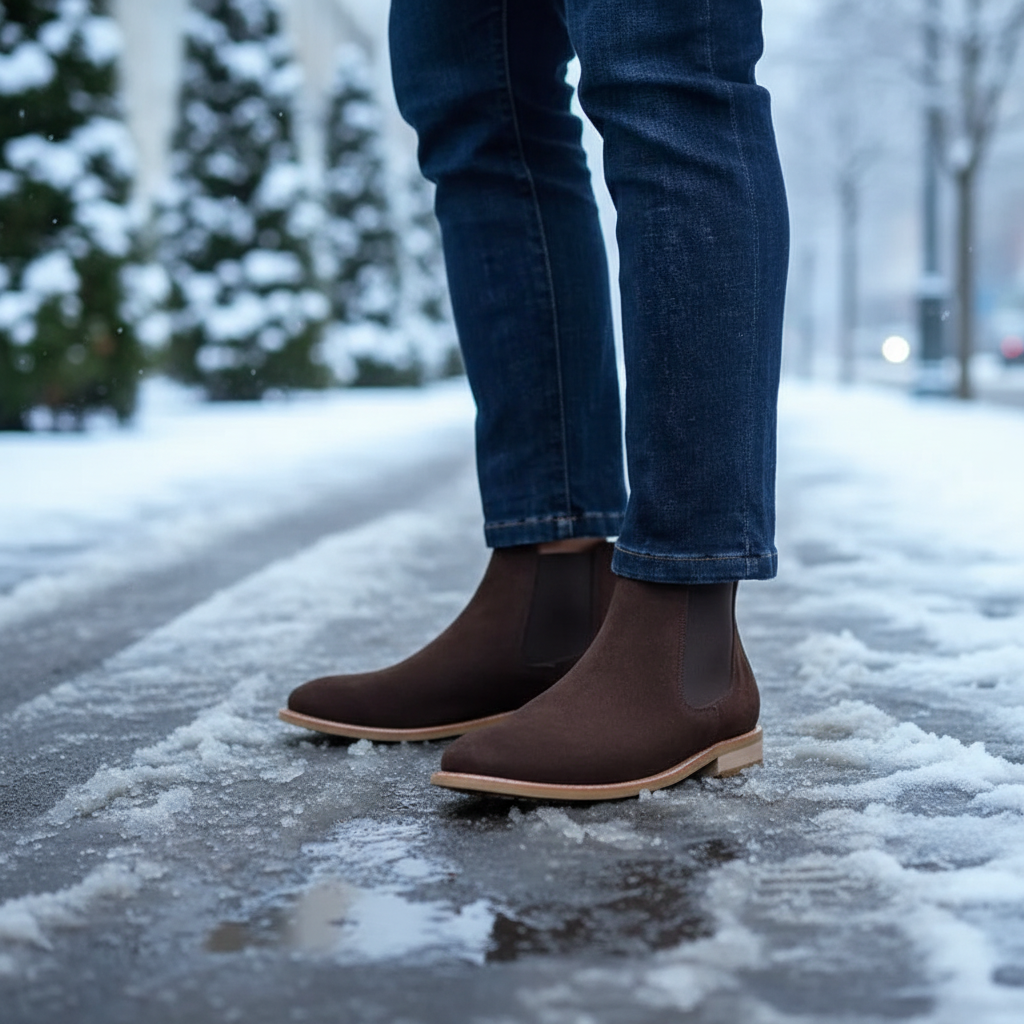 Marcus | Men's Chelsea Boots | Suede · PNY