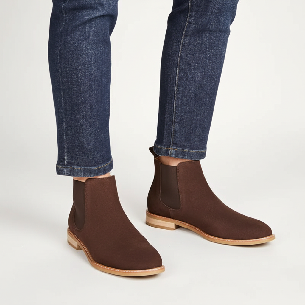 Marcus | Men's Chelsea Boots | Suede · PNY
