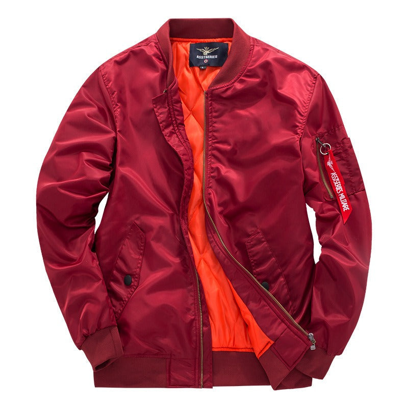 Marcus | Men's Classic Bomber Jacket | Quilted Lining · PNY