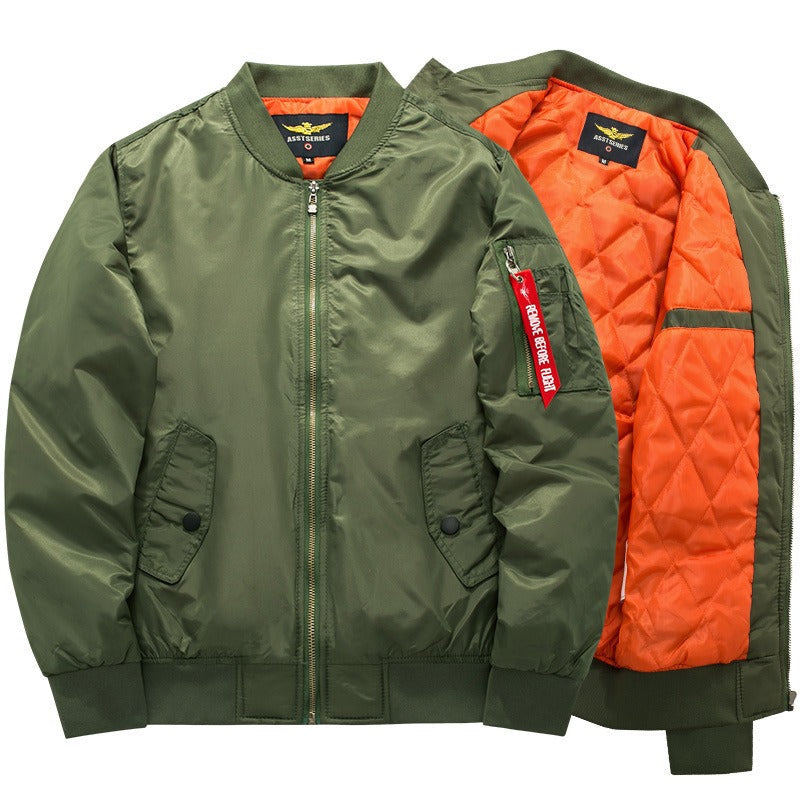 Marcus | Men's Classic Bomber Jacket | Quilted Lining · PNY