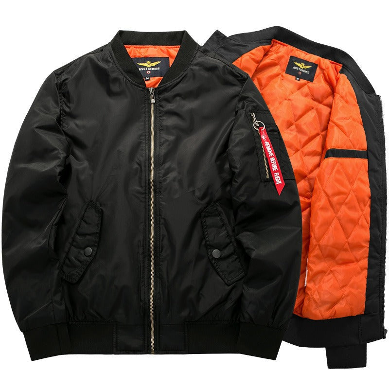 Marcus | Men's Classic Bomber Jacket | Quilted Lining · PNY