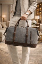 Marcus | Men's Classic Duffel Bag | Canvas Leather · PNY