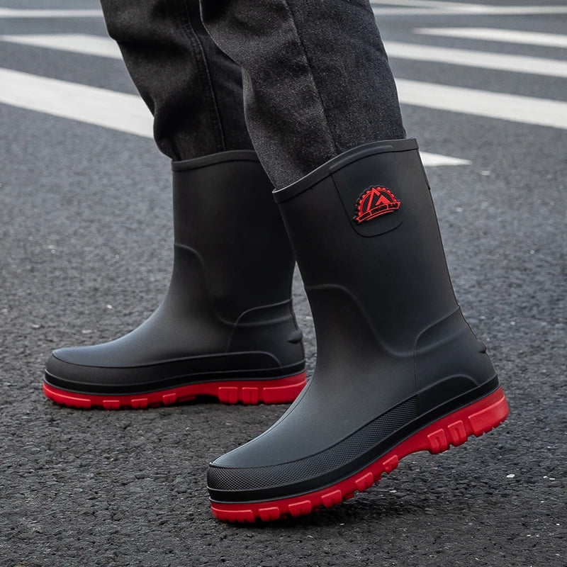 Marcus | Men's Classic Rain Boots | Waterproof · PNY