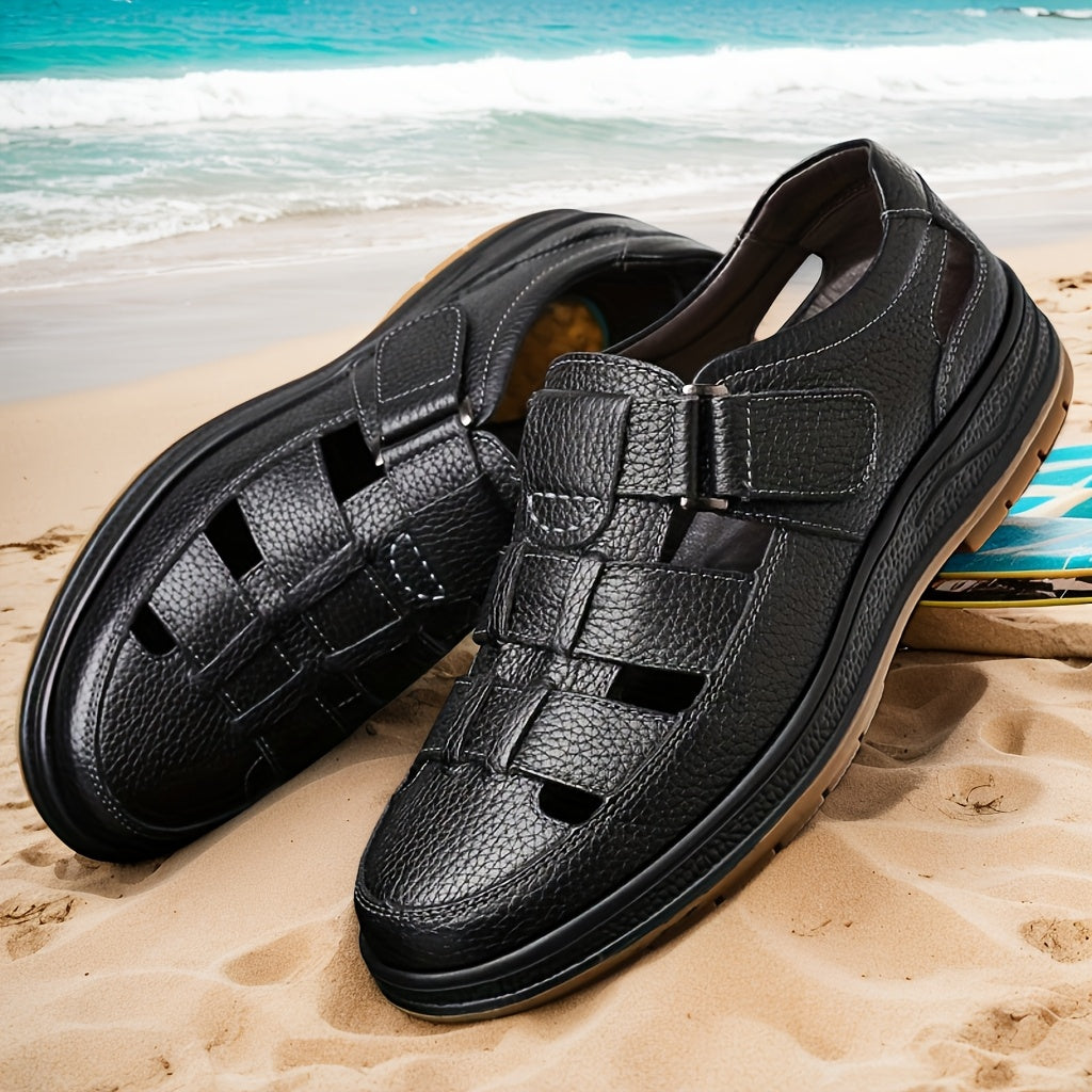 Marcus | Men's Closed-Toe Sandals | Leather · PNY