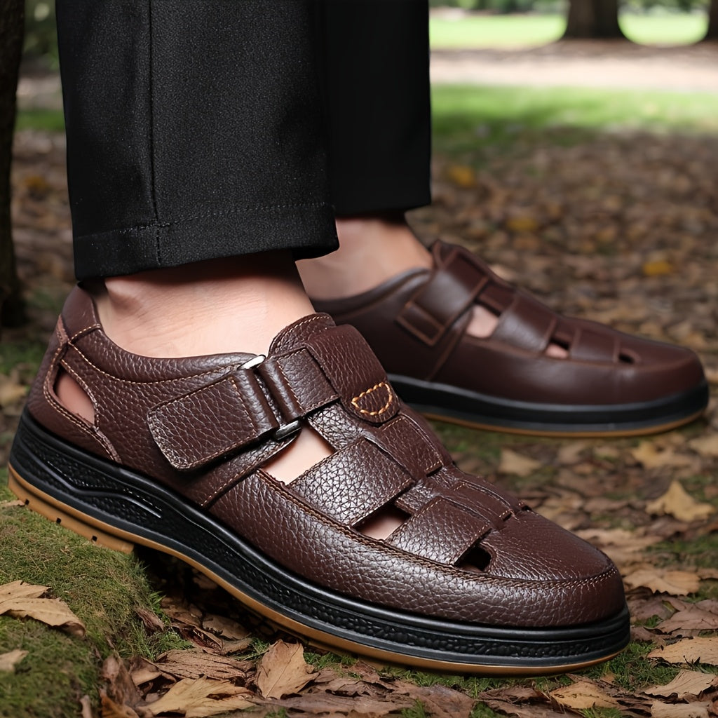 Marcus | Men's Closed-Toe Sandals | Leather · PNY