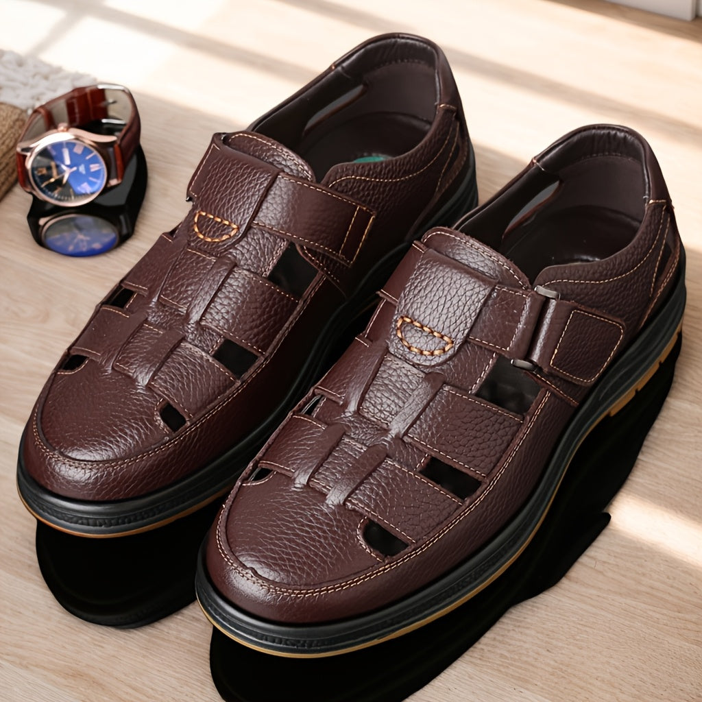 Marcus | Men's Closed-Toe Sandals | Leather · PNY