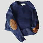 Marcus | Men's Crewneck Sweater | Elbow Patches · PNY
