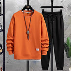 Marcus | Men's Crewneck Tracksuit Set | Drawstring Joggers · PNY