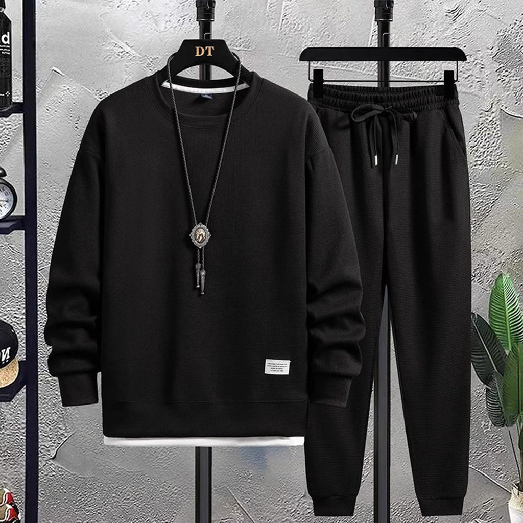 Marcus | Men's Crewneck Tracksuit Set | Drawstring Joggers · PNY