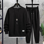 Marcus | Men's Crewneck Tracksuit Set | Drawstring Joggers · PNY
