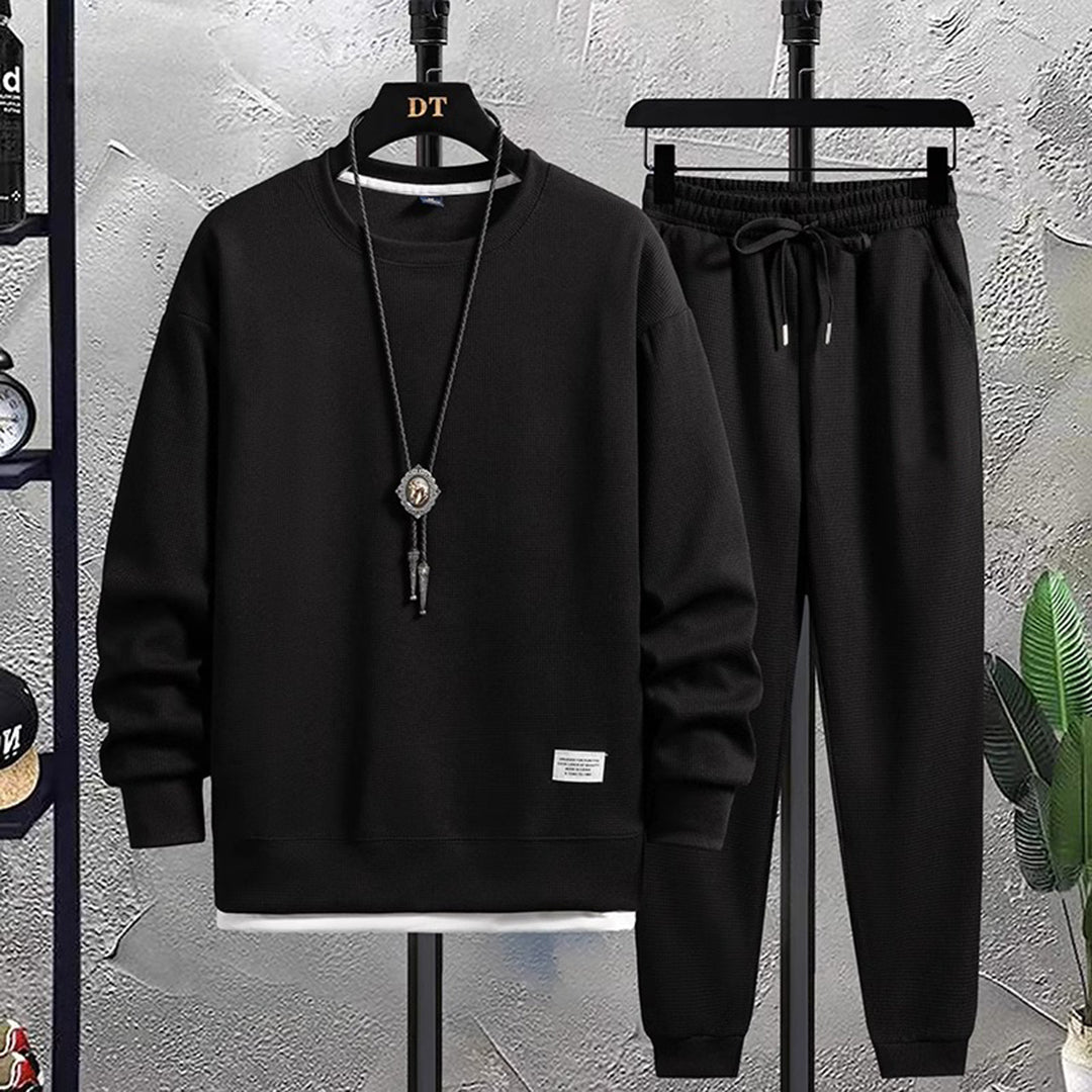 Marcus | Men's Crewneck Tracksuit Set | Drawstring Joggers · PNY