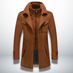 Marcus | Men's Double-Collar Coat | Zip Front · PNY