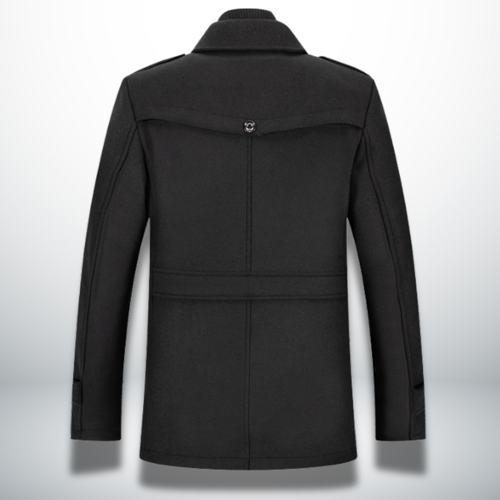 Marcus | Men's Double-Collar Coat | Zip Front · PNY