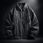 Marcus | Men's Full-Zip Bomber Jacket | Suede · PNY