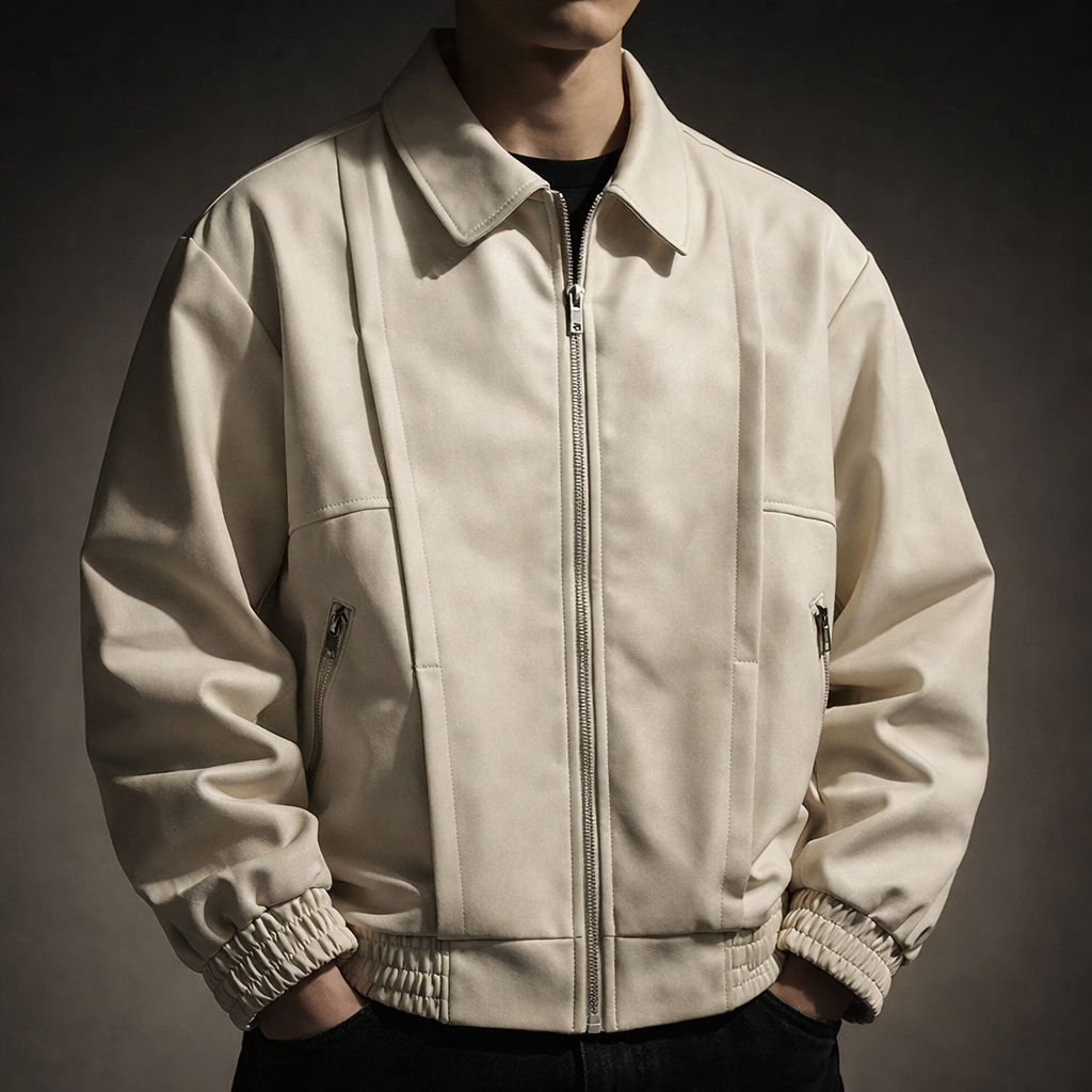 Marcus | Men's Full-Zip Bomber Jacket | Suede · PNY