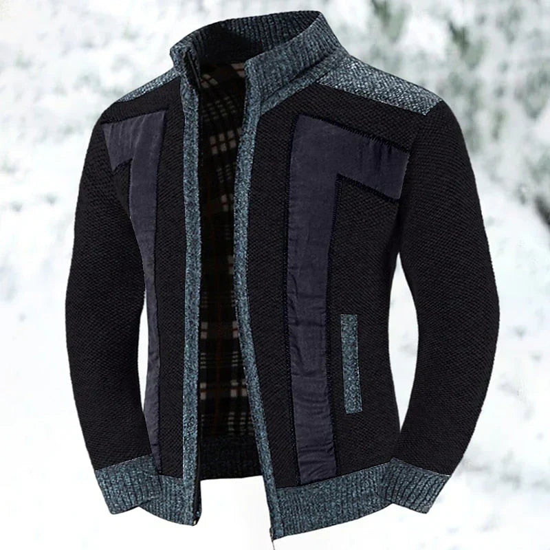 Marcus | Men's Full-Zip Cardigan | Fleece-Lined · PNY