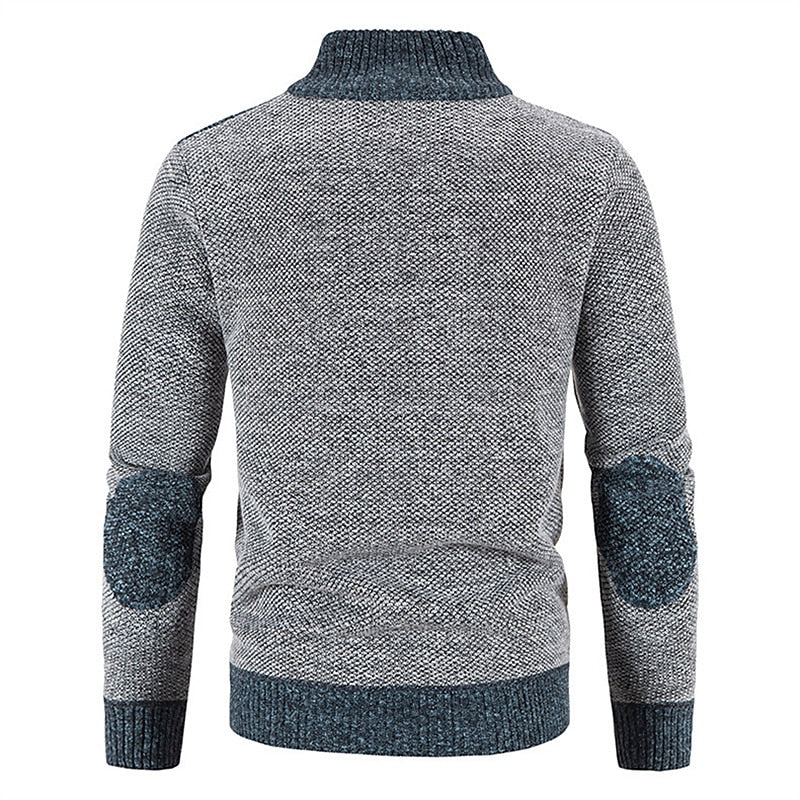 Marcus | Men's Full-Zip Cardigan | Fleece-Lined · PNY