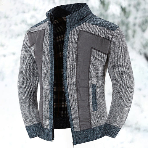 Marcus | Men's Full-Zip Cardigan | Fleece-Lined · PNY