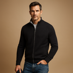 Marcus | Men's Full-Zip Cardigan | Ribbed Knit · PNY