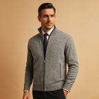 Marcus | Men's Full-Zip Cardigan | Ribbed Knit · PNY