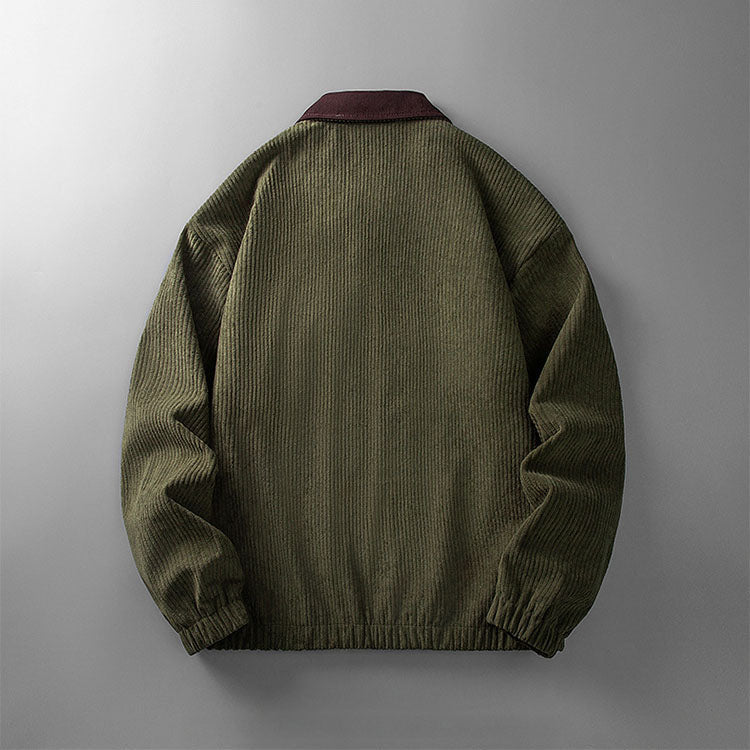 Marcus | Men's Full-Zip Jacket | Corduroy Collared · PNY