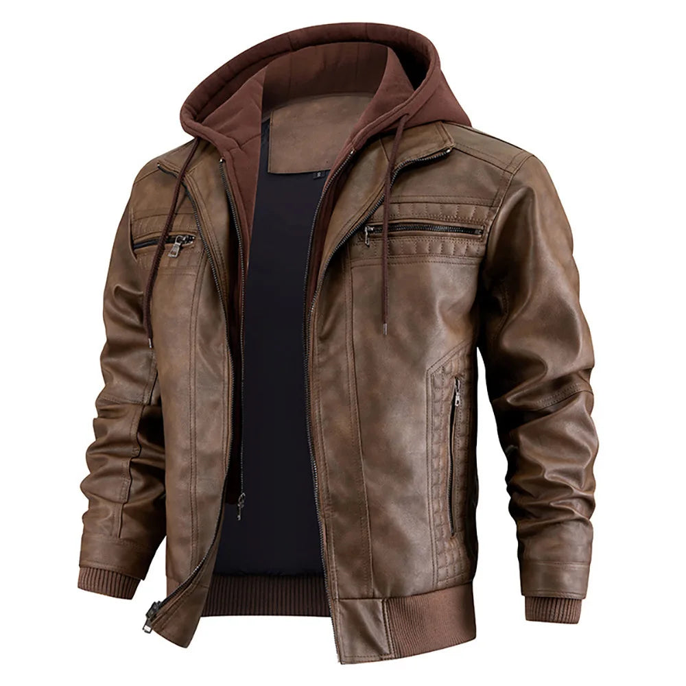 Marcus | Men's Full-Zip Jacket | Removable Hood · PNY