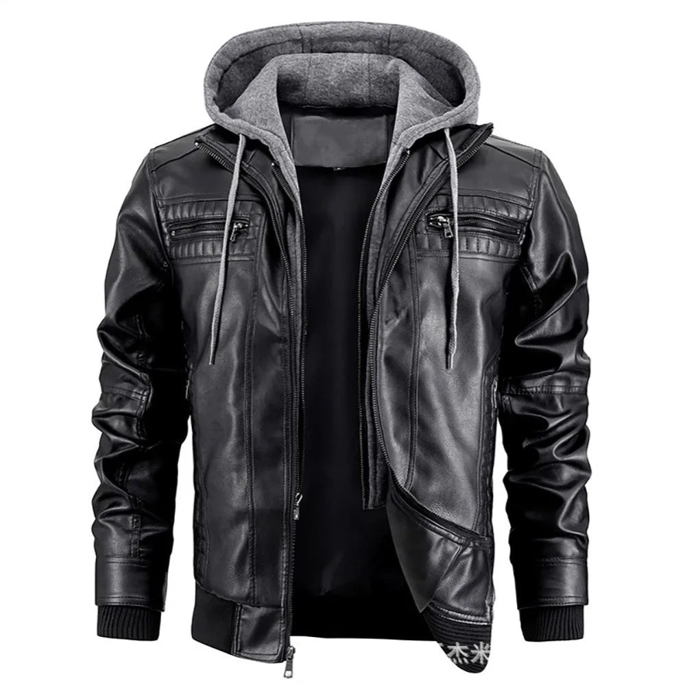 Marcus | Men's Full-Zip Jacket | Removable Hood · PNY