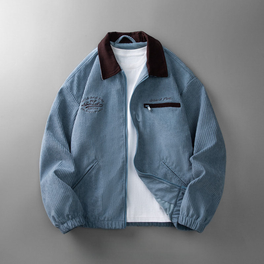 Marcus | Men's Full-Zip Jacket | Textured Lightweight · PNY