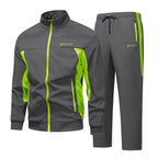 Marcus | Men's Full-Zip Tracksuit | Contrast Panels · PNY