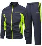 Marcus | Men's Full-Zip Tracksuit | Contrast Panels · PNY