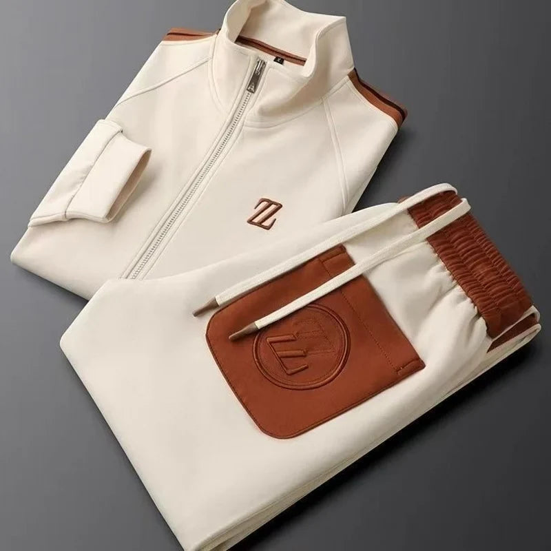 Marcus | Men's Full-Zip Tracksuit | Contrast Trim · PNY