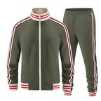 Marcus | Men's Full-Zip Tracksuit | Striped Trim · PNY