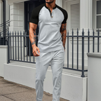 Marcus | Men's Henley Jogger Set | Waffle-Knit · PNY